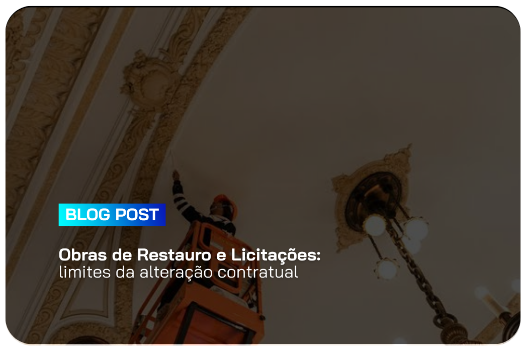 restauro de obras e licitações